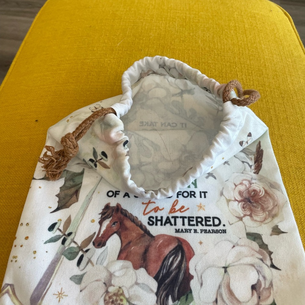 Bookish Drawstring Pouch - Picture 2 of 3